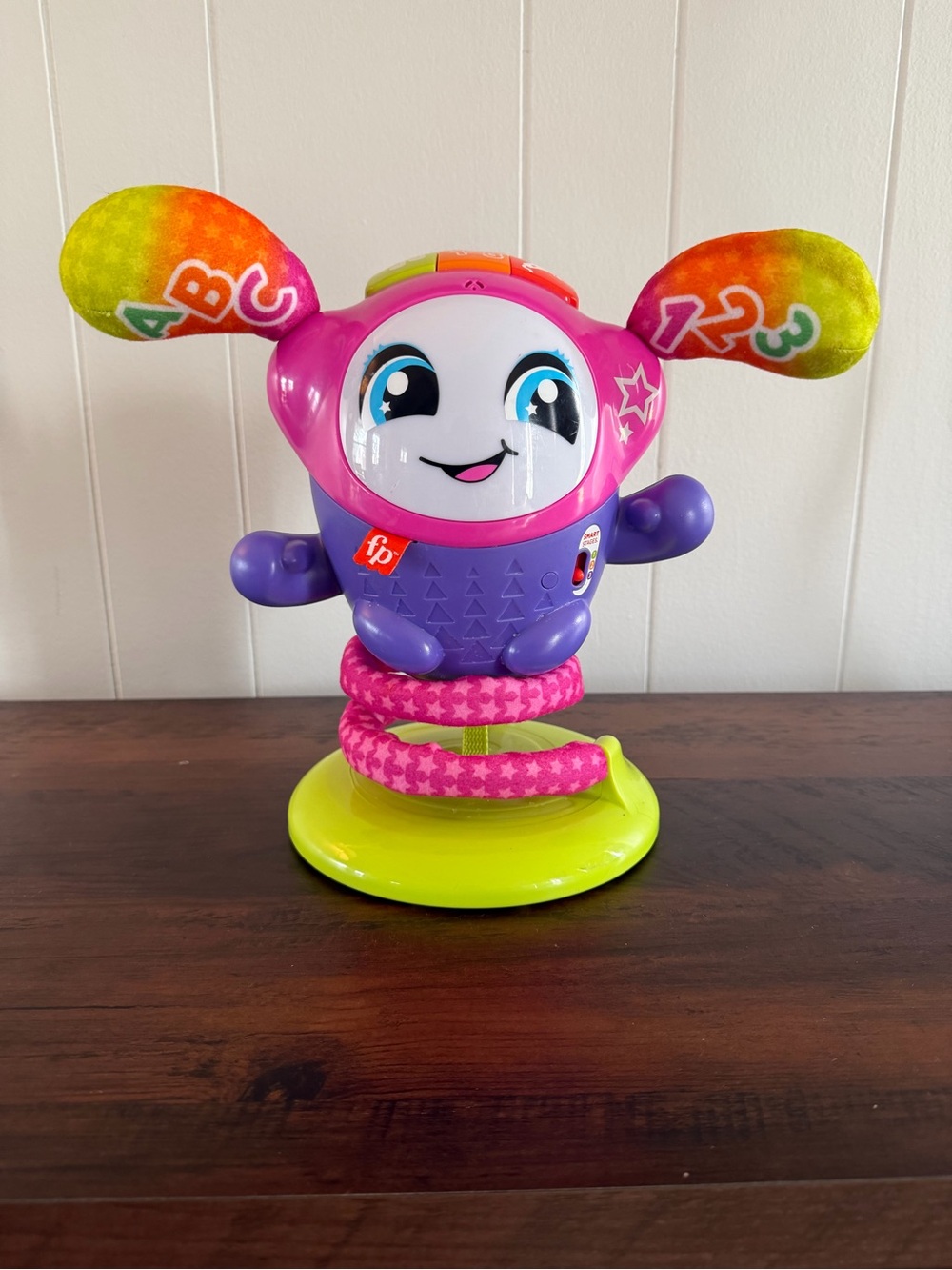 Fisher-Price Pink & Purple Musical Learning Bunny Toy